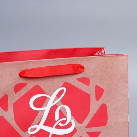 Package Gift Craft horizontal, packaging, "Heart", Ml 23 x 27 x 11.5 cm-2