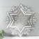 Figure "Snowflake" Big silver, half, 66.7x63.5 cm