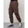 Cargo jeans men, size 54, brown color