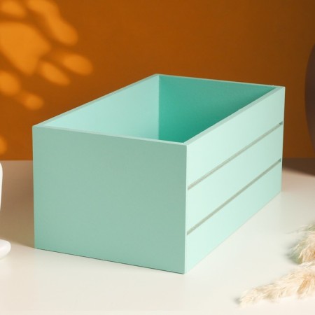 Wooden Kashpo 25x14x11 cm mint-1