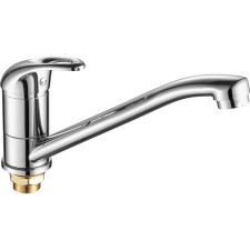 Fashun A4915 kitchen mixer, single -leaf, pour 225 mm, brass, chrome