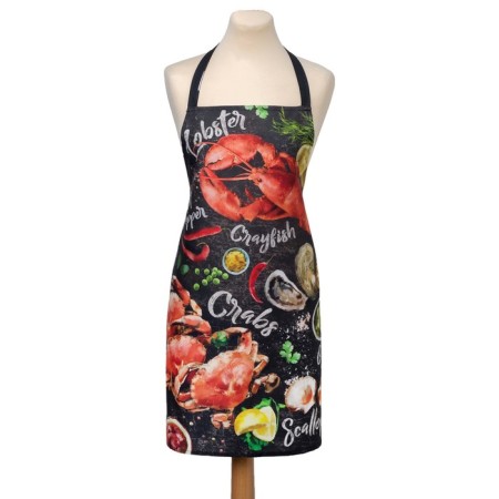 Apron "Ethel: Lobster" 70x60 cm, 100% cotton, sarzha 190 g/m²-3