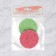 A set of spunges for washing "softness", d = 7 cm, 2 pcs, color mix