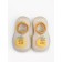 Botins-knees children's first step pure pineApple with a breathing sole, size 23, beige color