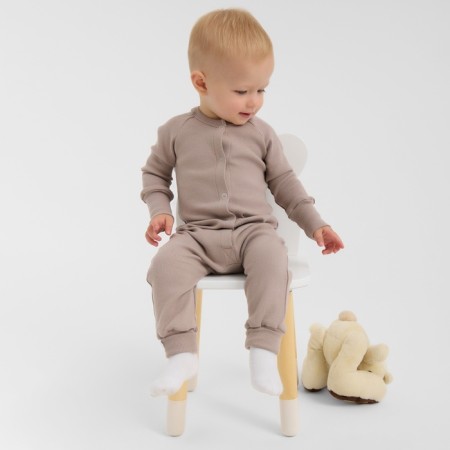 Combineson children's minku, brown color, height 62-68 cm-7