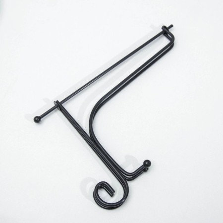 Standing for plate shares, 13.5 × 20 cm, black color-2