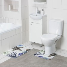 A set of mats for the bathroom and toilet of the Dolyan 