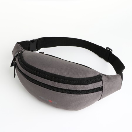 Board belt on lightning, external pocket, gray color