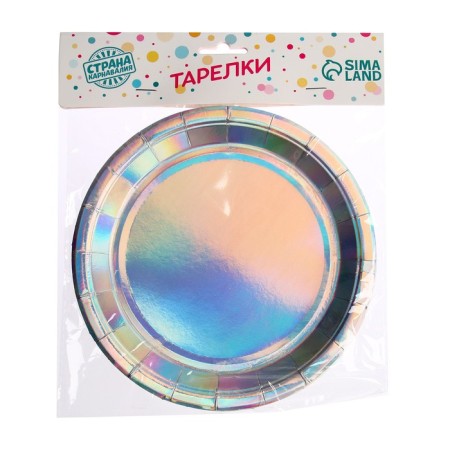 Paper plate, set 6 pcs.-2