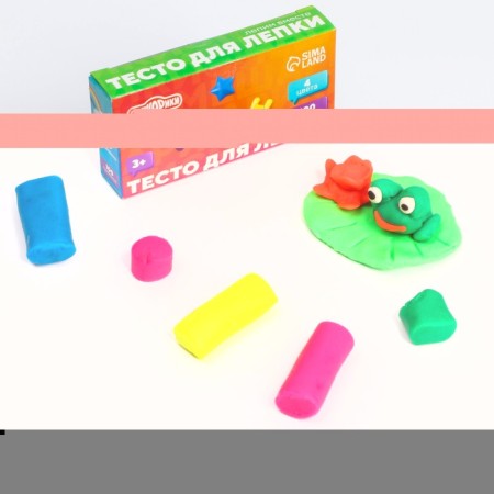 Modeling dough, 4 colors, 25 grams, mixers-2