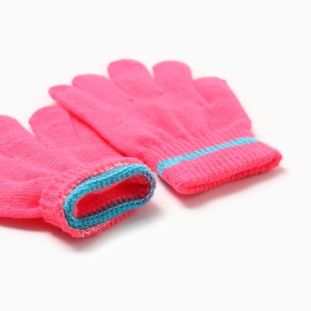 Children's gloves minku, col. bright pink, 15 cm-2