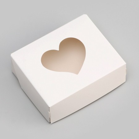 Folding box "Hearts", white, 10 x 8 x 3.5 cm-2