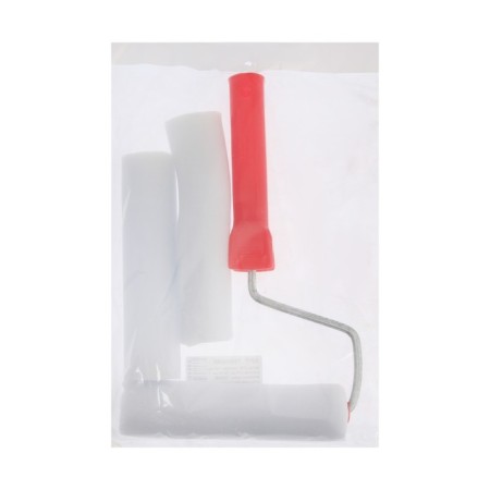 Roller crowbar, foam rubber, 150 mm, handle d = 6 mm, d = 16 mm, 2 spare fur coats-4