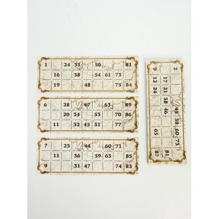 Russian lotto board game "Matryoshka", barrel 2.7 x 2.1 cm, 24 cards 21.4 x 7.9 cm-4