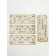 Russian lotto board game "Matryoshka", barrel 2.7 x 2.1 cm, 24 cards 21.4 x 7.9 cm