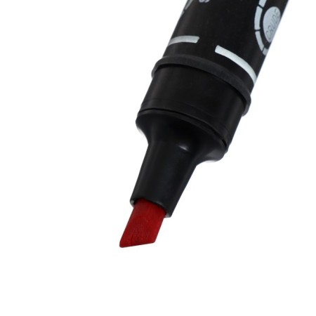 Permanent, double -sided, round, 5 mm/3 mm marker, red, calligrata 1150-5