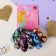 Hair elastic band "Mahrushka" 5 cm (set 6 pcs) drawing, mix