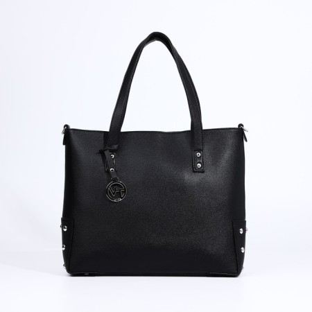 Bag Vita with a zipper, black color