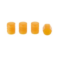 Torso valve cap, luminous, set 4 pcs, orange