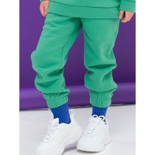 Baby trousers, height 98 cm, green color