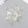 Decor for creativity plastic "tail" pearl, transparent set 30 pcs 2x2 cm
