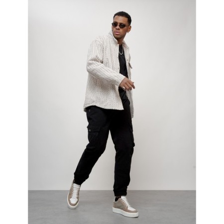 Male windbreaker, size 52, beige color-10