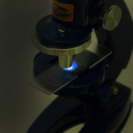 Children's microscope "Young researcher" 2 in 1, with backlight, a replaceable display and accessories-5