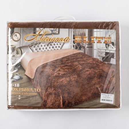 Elite blanket with fur, size 200x220 cm, 100% polyester-3