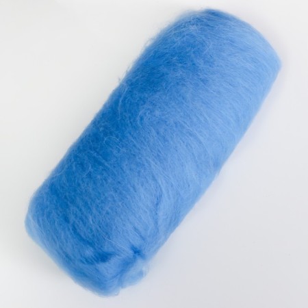 Fasting wool "cardoches" 100% half -toned wool 100g (015 blue)-1