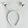 Carnival rim "balls", silver color