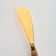 Massage - Chesalka, universal, with a spoon, wooden, 47 × 4 × 3 cm, yellow color