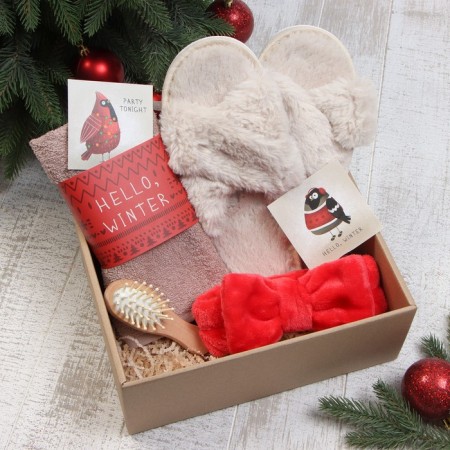 Set Gift Ethel Holidys: a towel 30x60 cm and ACC. (4 subjects)