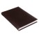 Deliciper of Leduced A5, 160 sheets of Nebraska, dark brown