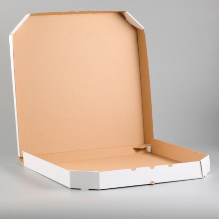 Pizza box, white, 42 x 42 x 4.5 cm-2