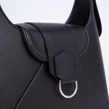 Women's bag with lightning, black color-3