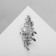 Book "Bouquet with pearls", white color in silver