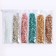 Glass chips for epoxy resin, set of 6 colors, weight 1 color - 5 g