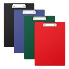 Plastic tablet with A4 clamp, 1.3mm, Erichkrause Matt Classic, Mix