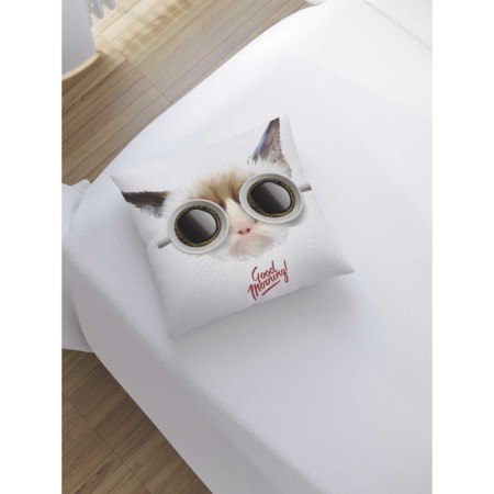 Decorative pillowcase "Good morning", on a zipper, size 45x45 cm-1