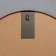 Wall mirror in a round case made of metal, d = 60, copper ruby