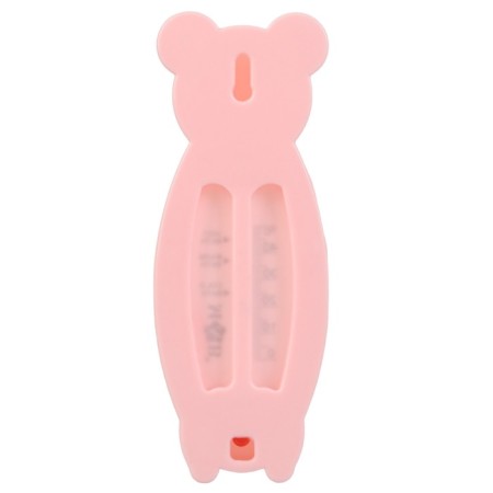 The bathroom thermometer "Bear", pink color-4
