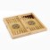 Board game 3 in 1 "Status": chess, checkers, backgammon, board wood 50 x 50 cm