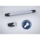 Thresholds for the car "Silver" Rival for Honda Pilot III 2016-2019, 180 cm, 2 pcs., Aluminum, F180al.2105.1