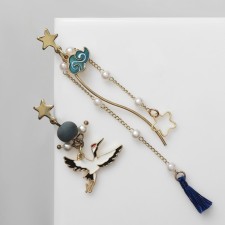 Earrings with pearls 