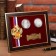Panel Souvenir "In honor of recognition and respect" with coins