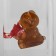 Lava-lamp "Bear" LED 2W from batteries 3haa brown 7x7x24 cm