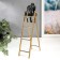 Souvenir Polystone, metal "Thinker on the stairs" Black with gold 30.6x6.7x16 cm