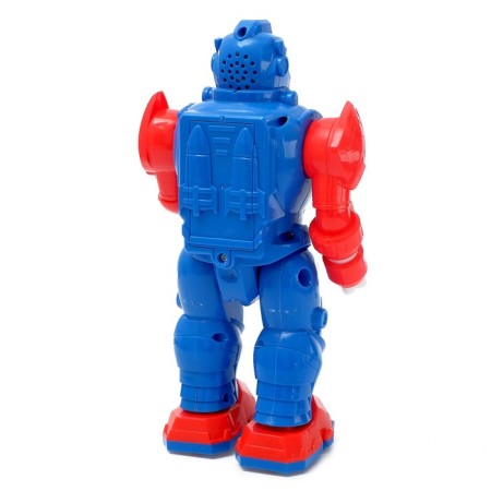 The robot "brave", light and sound effects, works from batteries, mixtures-2