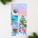 Magnetic bookmarks "wonderful bookmarks", on a postcard, 4 pcs