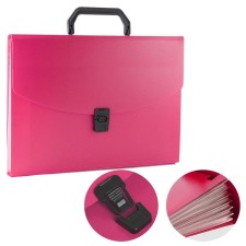 A4 Calligrata Portfli folder, 13 departments, 700 μm, up to 300 sheets, red